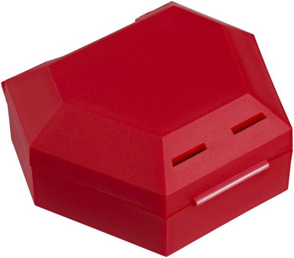 Zahnspangenbox Mit Kordel Rot 1 Stück