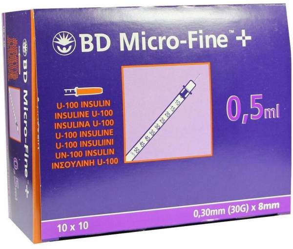 Bd Micro-Fine+ U 100 Ins.Spr.8 mm