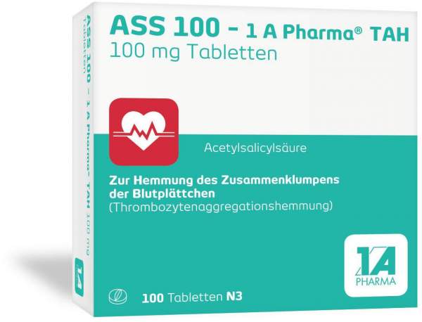 ASS 100 1A Pharma TAH 100 Tabletten