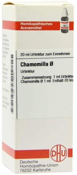 Dhu Chamomilla Urtinktur 20 ml Dilution