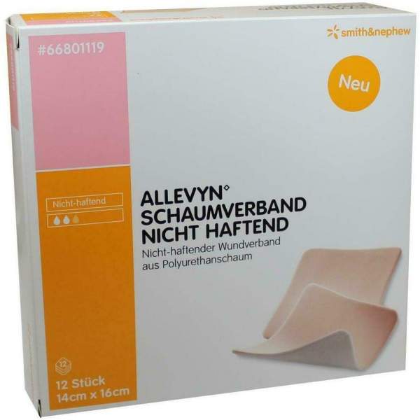 Allevyn Schaumverband 14x16cm Nicht Haftend