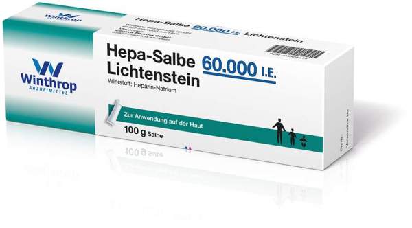 Hepa Salbe 60.000 I.E. Lichtenstein 100 G Salbe