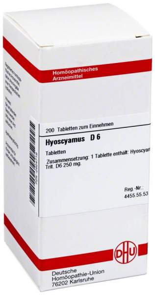 Hyoscyamus D 6 200 Tabletten