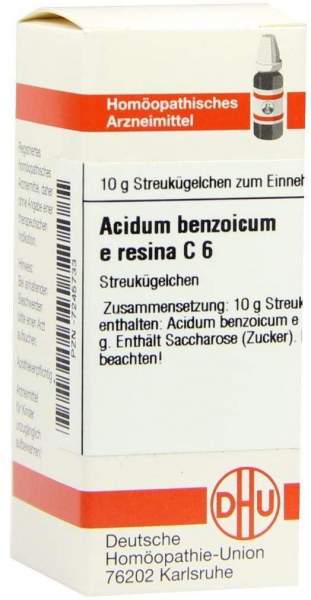 Acidum Benzoicum e resina C6 Globuli
