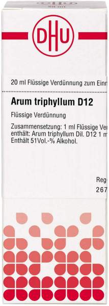 ARUM TRIPHYLLUM D 12 Dilution