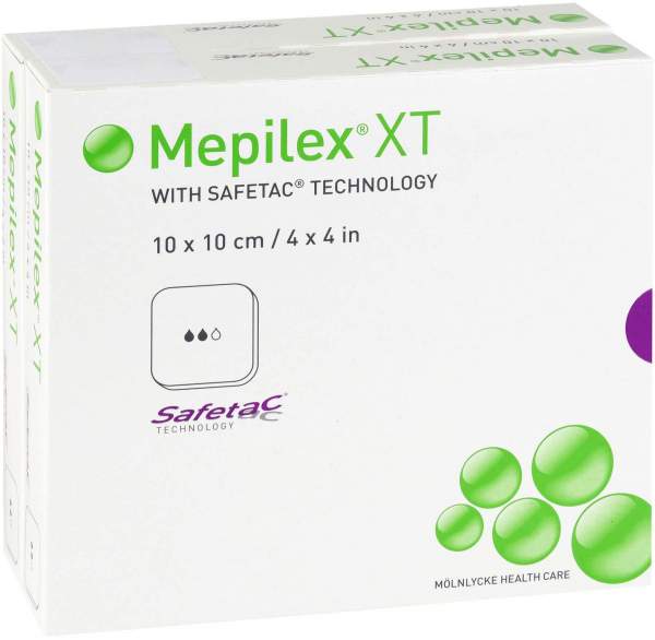 Mepilex Xt 10 X 10 cm Schaumverband Cpc 10 Stück