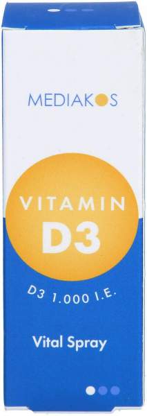 Vitamin D3 1000 I.E. Mediakos Vital Spray 20ml