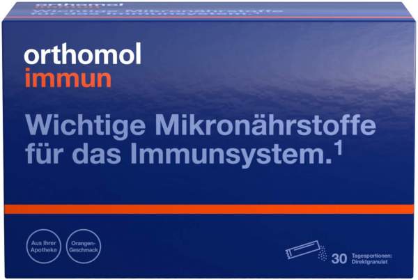 Orthomol Immun Direktgranulat Orange 30 Stück