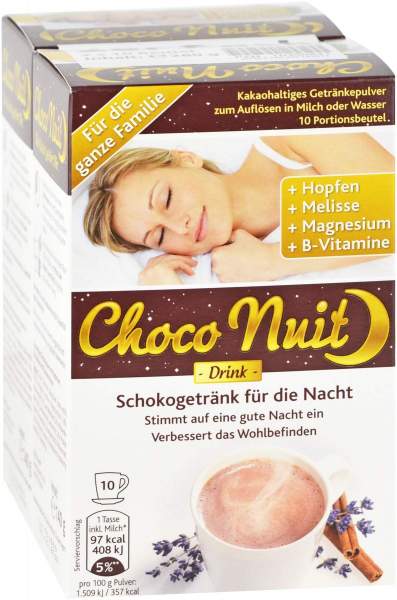 Choco Nuit Schokogetränk Für die Nacht 20 Beutel