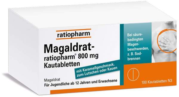 Magaldrat-ratiopharm 800 mg 100 Tabletten