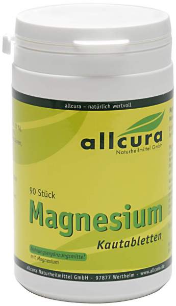 Magnesium Ohne Zucker 90 Kautabletten