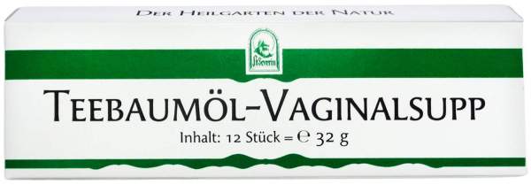 Teebaum Öl Vaginalsuppositorien 12 Stück