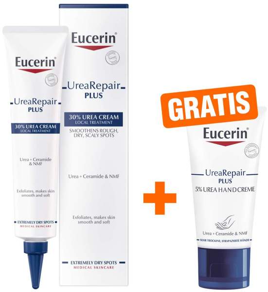 Eucerin UreaRepair Plus 30% Intensiv 75 ml Creme + gratis Eucerin UreaRepair Plus Handcreme 5% 30 ml