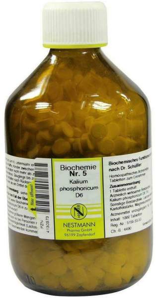 Biochemie 5 Kalium Phosphoricum D6 1000 Tabletten