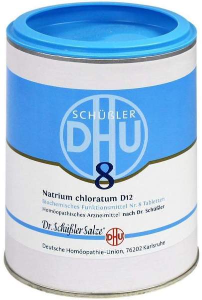 Schüßler Dhu 8 Natrium Chloratum D 12 1000 Tabletten