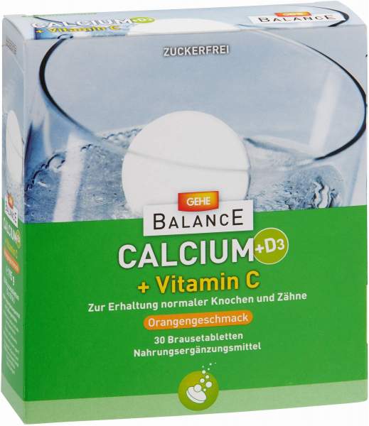 Gehe Balance Calcium Plus Vitamin C 3 X 10 Brausetababletten