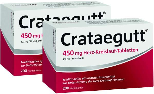 Crataegutt 450 mg Herz-Kreislauf-Tabletten 2 x 200 Stück