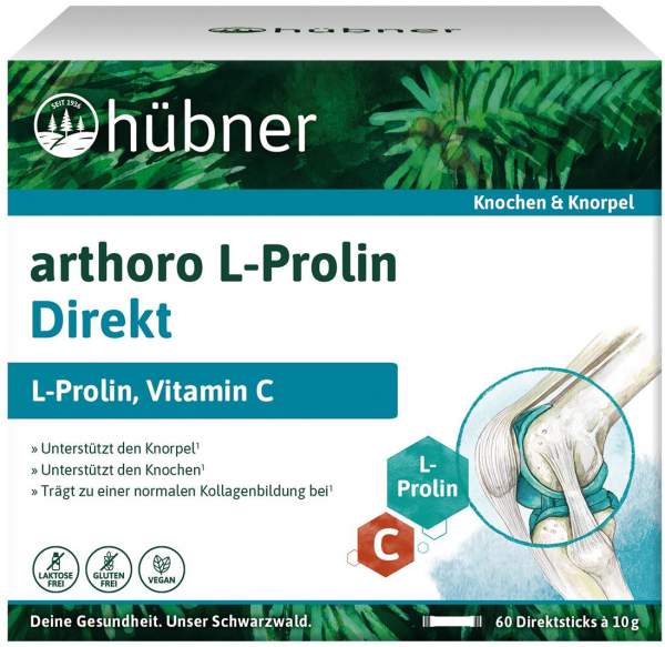 Hübner Arthoro L-Prolin Direkt Pulver 600 G