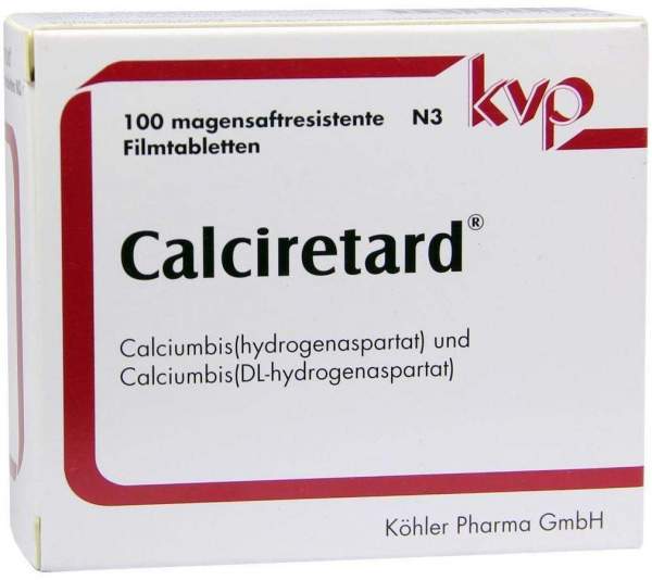 Calciretard 100 Magensaftresistente Dragees