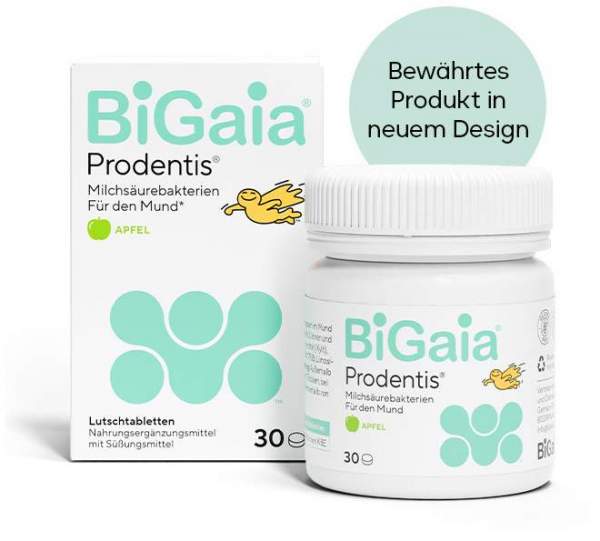 BiGaia Prodentis Apfel 30 Lutschtabletten