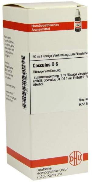 Dhu Cocculus D6 50 ml Dilution