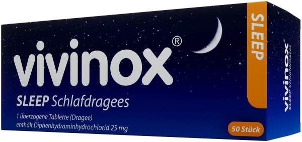 Vivinox Sleep Schlafdragees 50 überzogene Tabletten