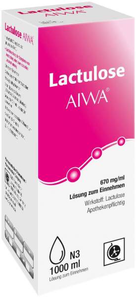 Lactulose Aiwa 670 mg Je ml Lösung zum Einnehmen 1000 ml