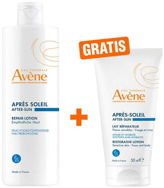 Avene After Sun Repair Lotion 400 ml + gratis 50 ml