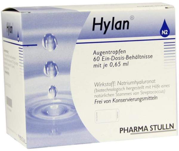 Hylan 60 Ein - Dosis - Behältnisse Mit Je 0,65 ml Augentropfen