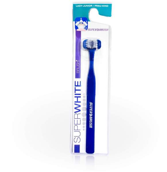 Superbrush 3-Kopf-Zahnbürste Frau und Kind
