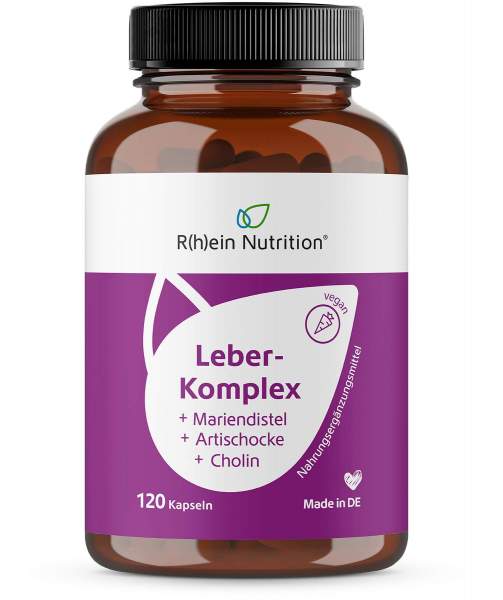 Leber-Komplex Mariendistel + Artischocke + Cholin 120 Kapseln
