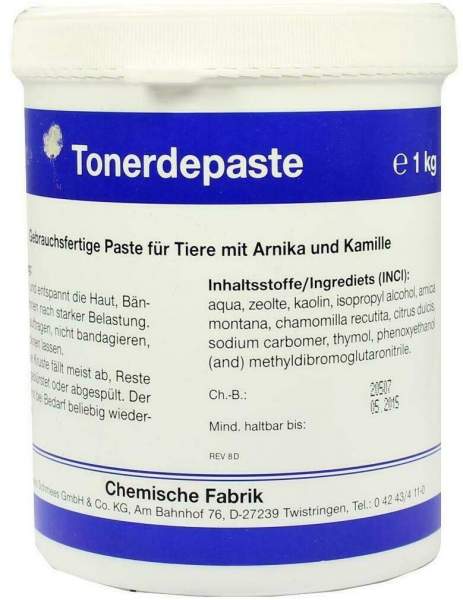 Tonerdepaste Vet. 1 kg Paste