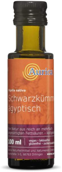 Schwarzkümmelöl Aurica 100 ml Öl
