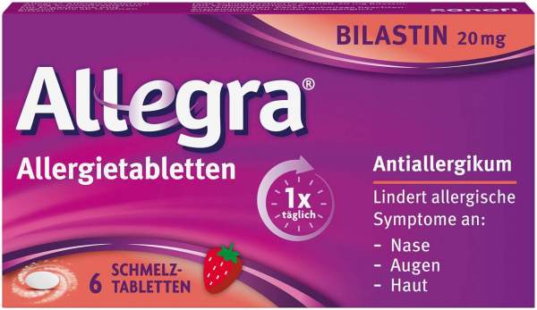 Allegra Allergietabletten 20 mg 6 Schmelztabletten