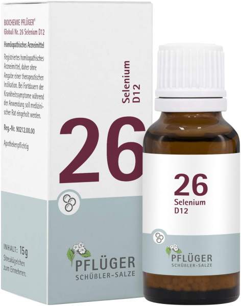 Biochemie Pflüger Nr. 26 Selenium D12 15 G Globuli