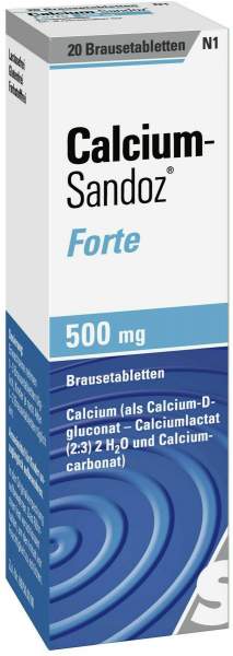Calcium Sandoz forte 20 Brausetabletten