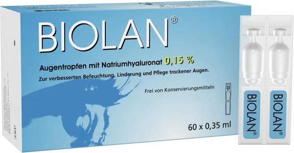 Biolan Augentropfen Einzeldosispipetten 60x0.35 Ml...