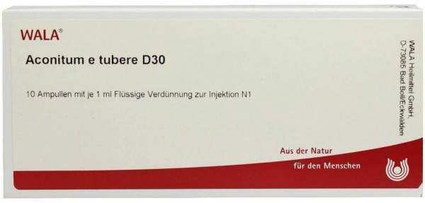 Wala Aconitum E Tubere D30 10x1ml Ampullen
