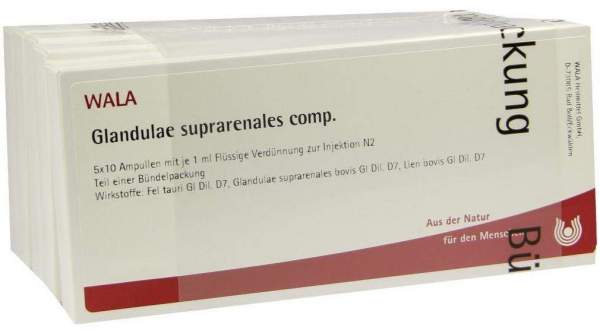Wala Glandulae Suprarenales Comp. 50 X 1ml Ampullen