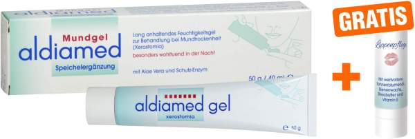 Aldiamed Mundgel 50 g + gratis Lippenpflegestift