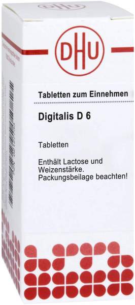 Digitalis D 6 Dhu 80 Tabletten