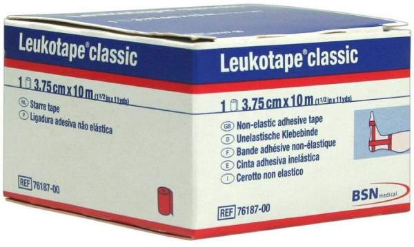 Leukotape Classic 10 M X 3,75 cm Rot 1 Rolle