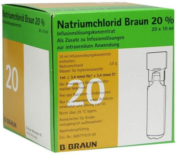 Natriumchlorid 20% Mpc Elektrolytkonzentrat