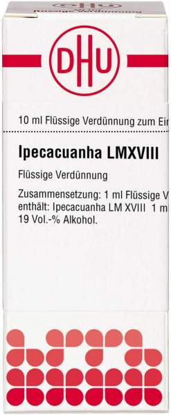 DHU Ipecacuanha LMXVIII Dilution 10 ml