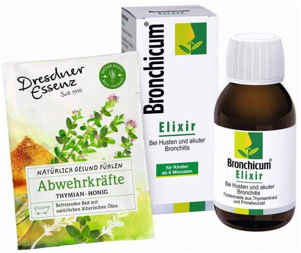 Bronchicum Elixir 250 ml Flüssigkeit + gratis Dresdner Essenz Abwehrkräfte