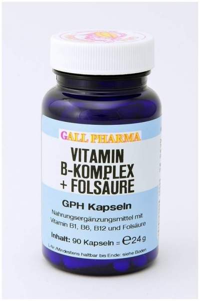 Vitamin B Komplex + Folsäure Gph 90 Kapseln