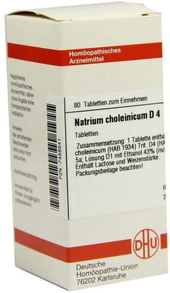 Natrium Choleinicum D4 80 Tabletten