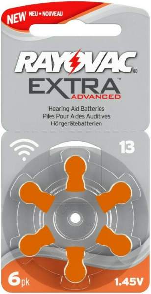 Rayovac Hörgerätebatterien 13 orange