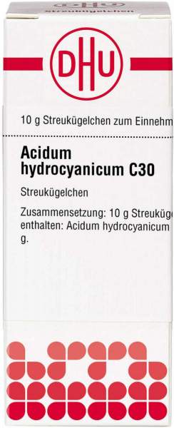Acidum hydrocyanicum C 30 Globuli 10g
