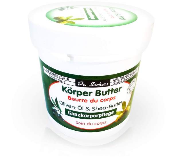 Olivenöl und Sheabutter 250 ml Creme